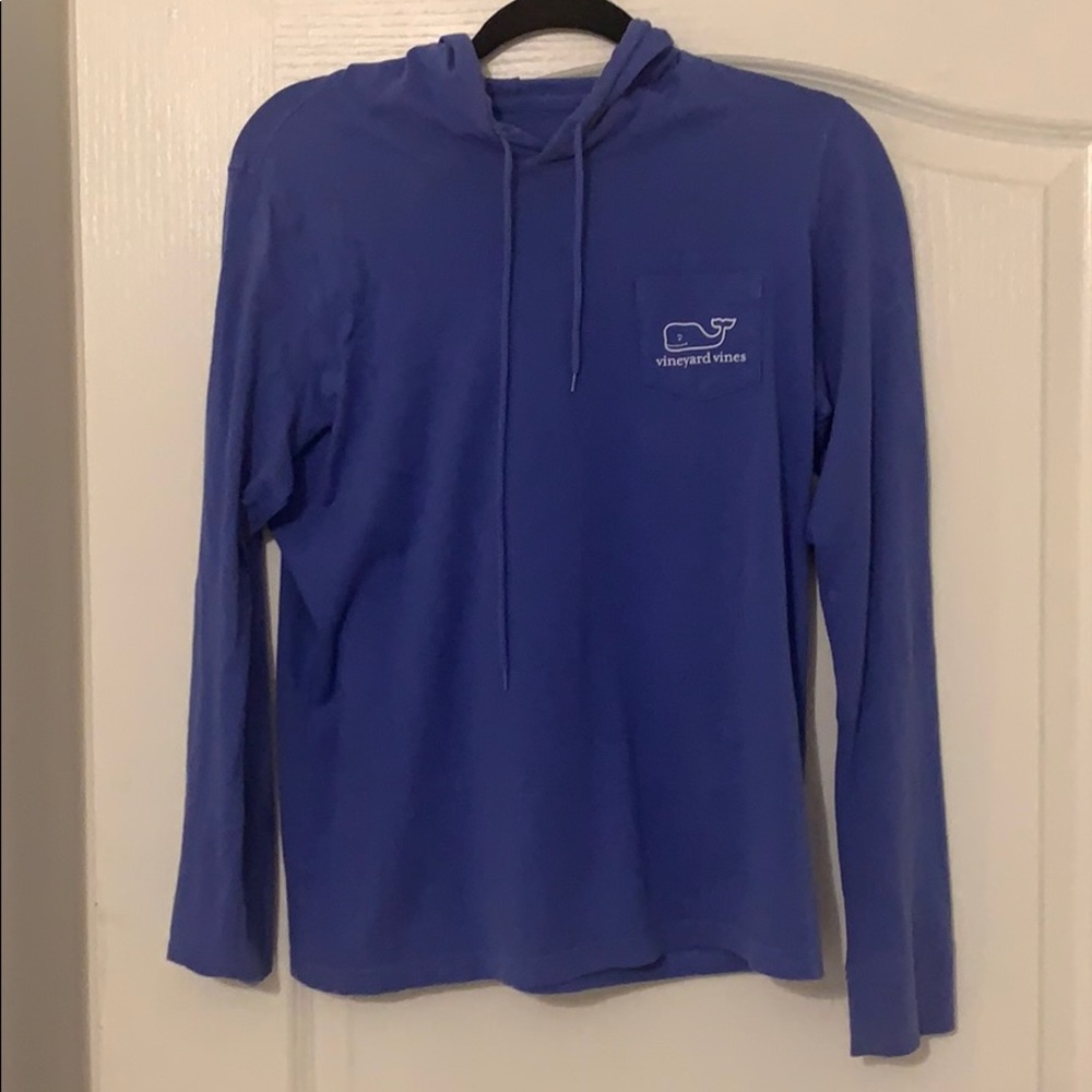 Blue Lightweight Vineyard Vines Hoodie